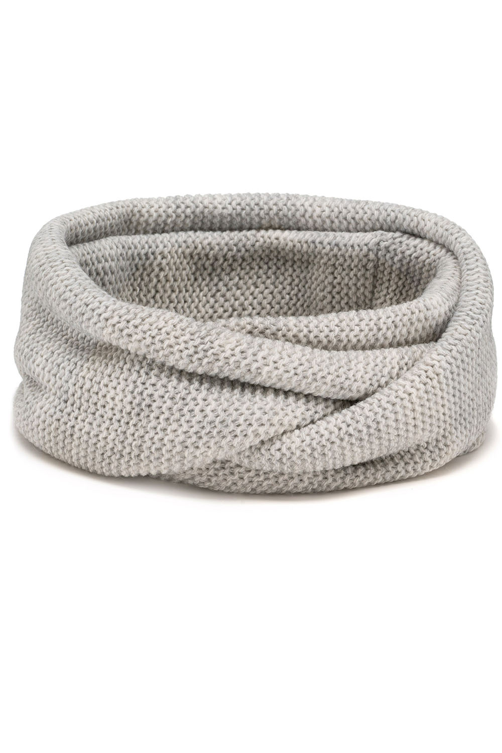 Vivisence Écharpe Tube Tricotée Femme Chaude Et Confortable Pour L’Hiver 7103, beige mélange