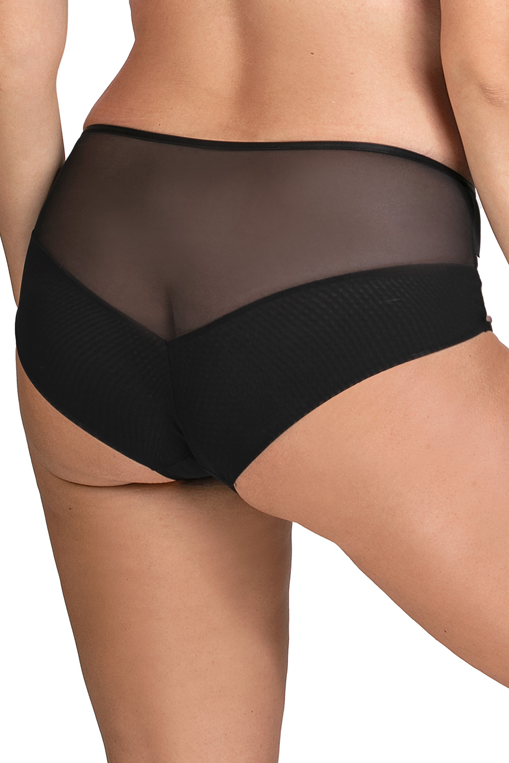 Vivisence Culotte Pour Femme Élégante Coupe Classique Finition Élastique Gousset En Coton Dos Lisse En Maille Doublée Confort Quotidien et Élégance, 