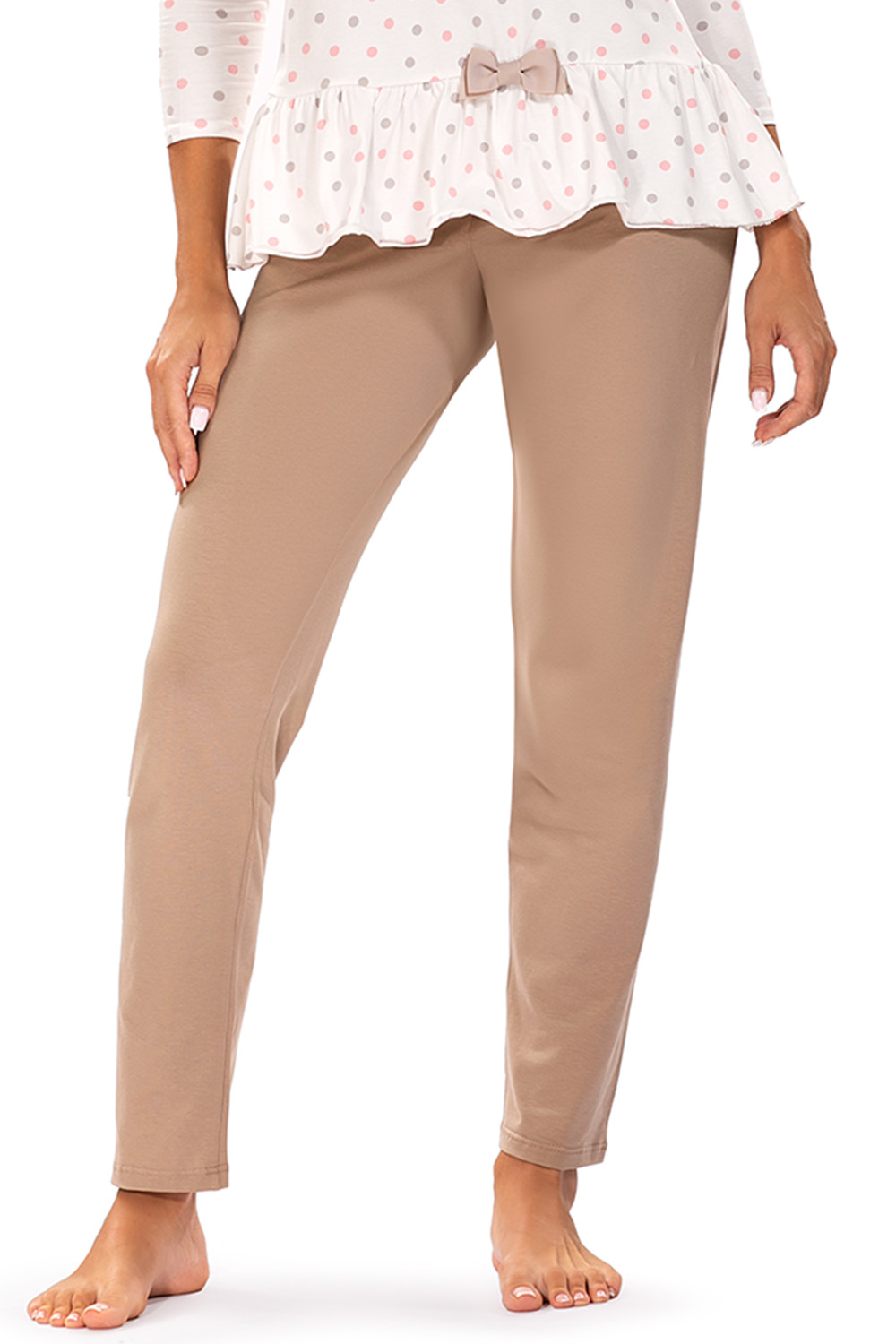 Vivisence Two-piece female pyjama set 2033, ecru/beige