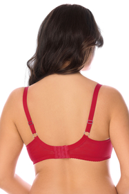 Vivisence femme soutien-gorge non-rembourré charmant 1044, rouge 
