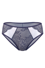 Vivisence femme culotte slip élégant 1044, bleu foncé
