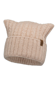 Vivisence Women Winter Hat Merino Wool Blend Soft Touch Cozy Warmth Comfort, Beige