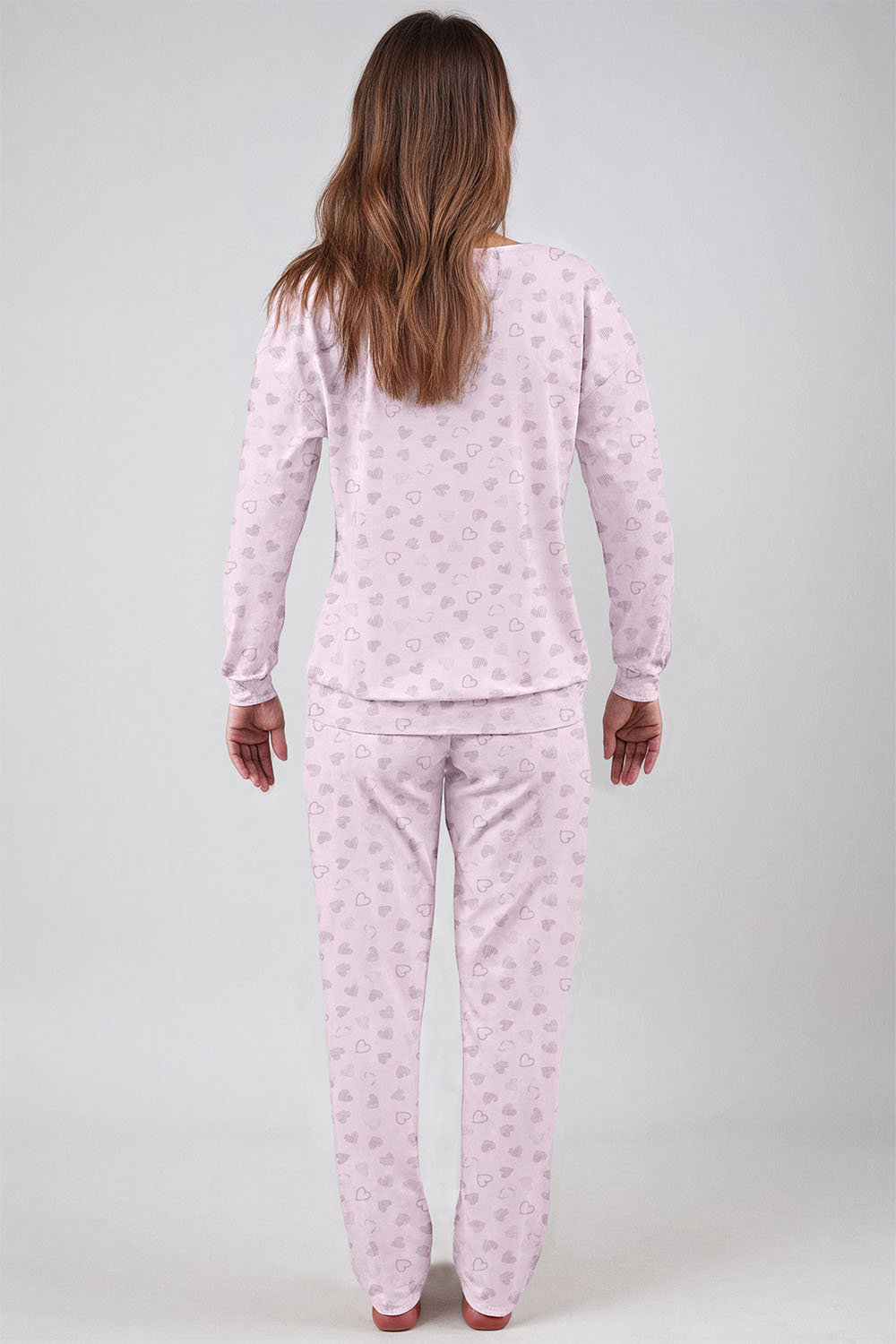 Vivisence Two-piece women's pyjama set 2023, Light Pink