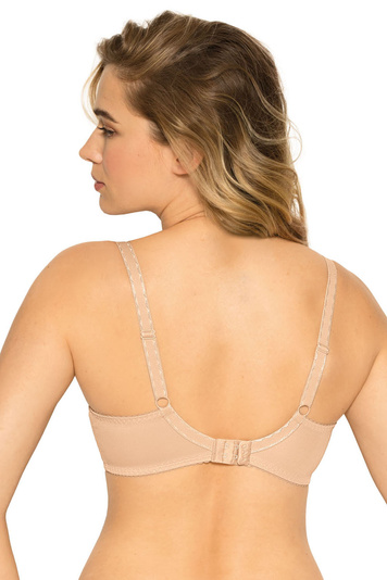 Gaia underwired lace semi padded bra 594M Sandy Maxi, 