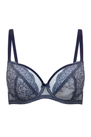 Vivisence femme soutien-gorge non-rembourré charmant 1044, bleu foncé