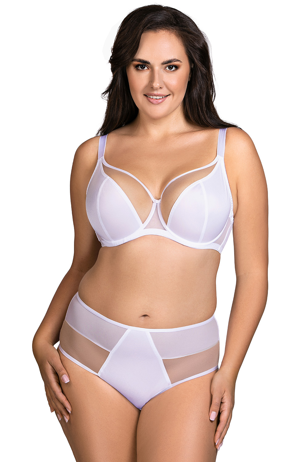 Vivisence Culotte Pour Femme Élégante Coupe Classique Finition Élastique Gousset En Coton Dos Lisse En Maille Doublée Confort Quotidien et Élégance, 