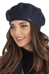 Vivisence Béret Femme Chaud Et Douillet Protection Contre Le Froid 7005, bleu foncé