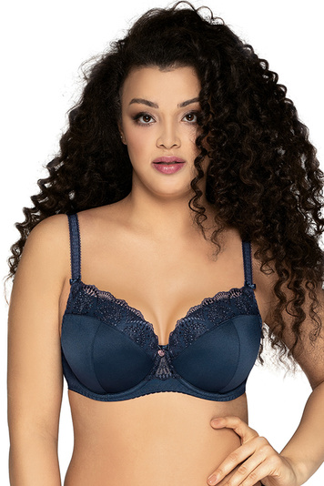 Ava women's underwired padded bra 1924 Freesia , Dark Blue
