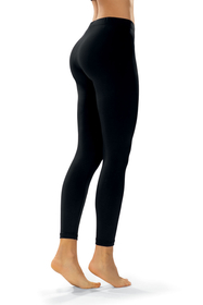 Vivisence Classic Leggings for Women's High Waisted Leggins with Wide Waistband Smooth High-Rise Stretch Fabric Perfect Fit Non-See-Through and Durable Design, 