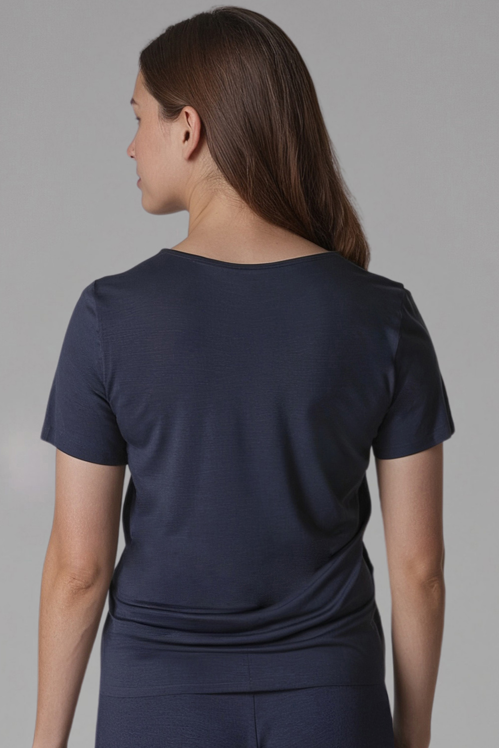 Vivisence Women's Pyjamas T-Shirt Viscose Relaxed Cut Comfort For Every Night 2200, 