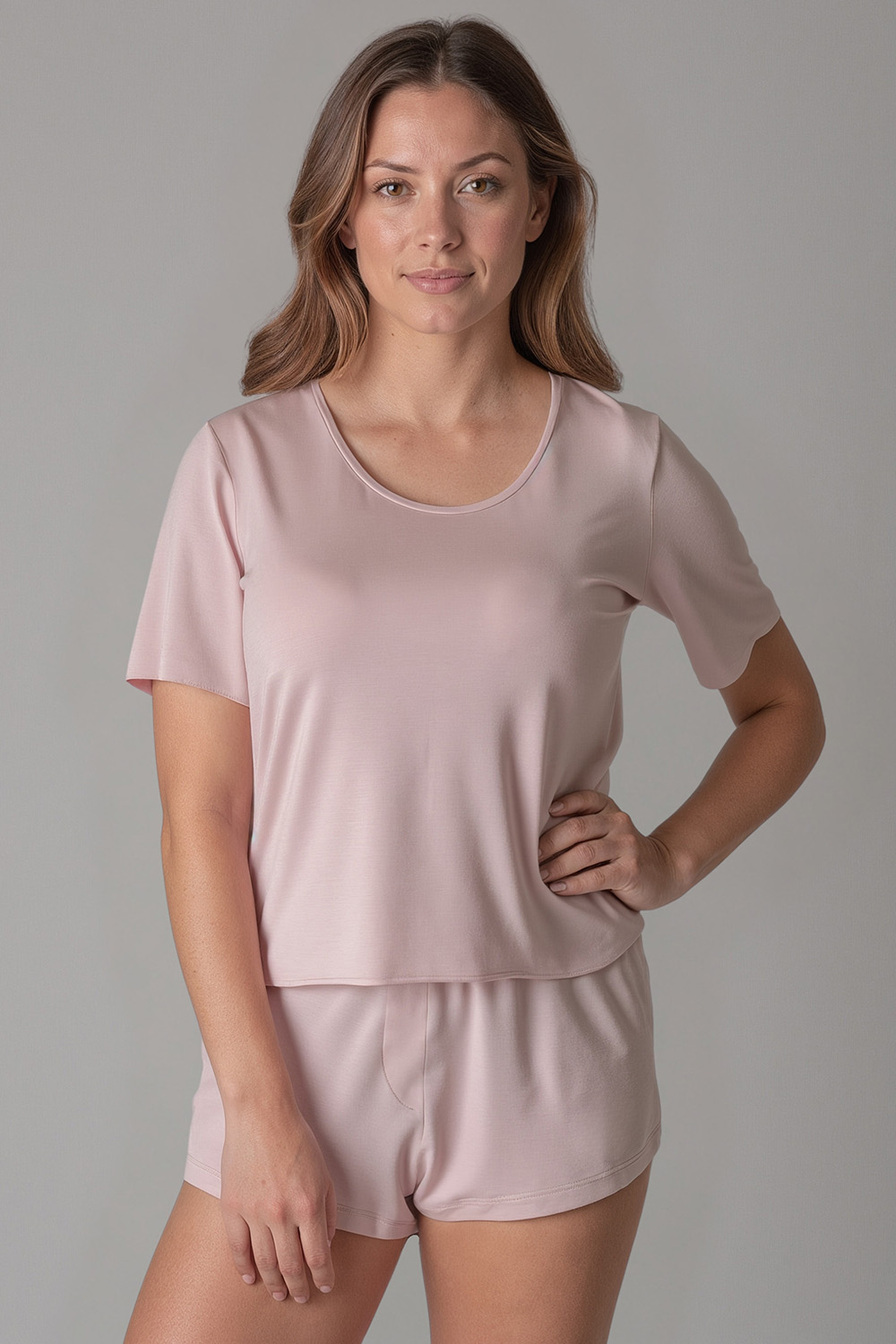 Vivisence Women's Pyjamas T-Shirt Viscose Relaxed Cut Comfort For Every Night 2200, 