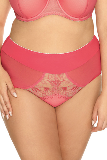Gaia women's floral lace briefs 949M Beatrice Maxi, Pink
