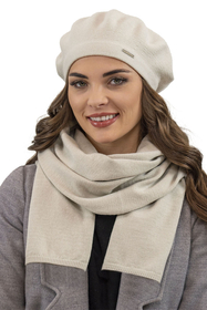 Vivisence Béret Femme Chaud Et Douillet Protection Contre Le Froid 7005, beige