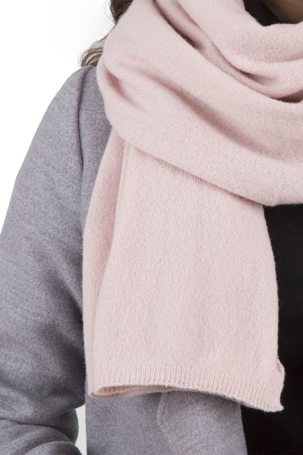 Vivisence Women's Winter Scarf Warm Comfortable For Cold Days 7101, powder pink