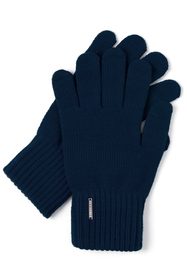 Vivisence Women's Gloves Warm Yarn Perfect For Cold Days 7204, dark blue