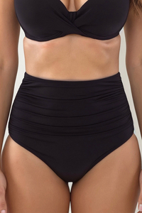 Vivisence haut de maillot de bain slip de bain taille haute 3011, noir
