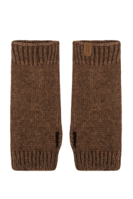 Vivisence Women Winter Knitted Gloves Merino Wool Cotton Blend Warm Comfort, Brown