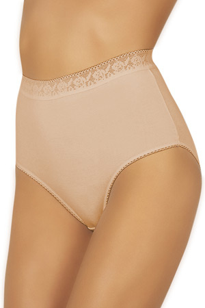 Italian Fashion Fiore comfortable classic high rise full briefs - made in EU,