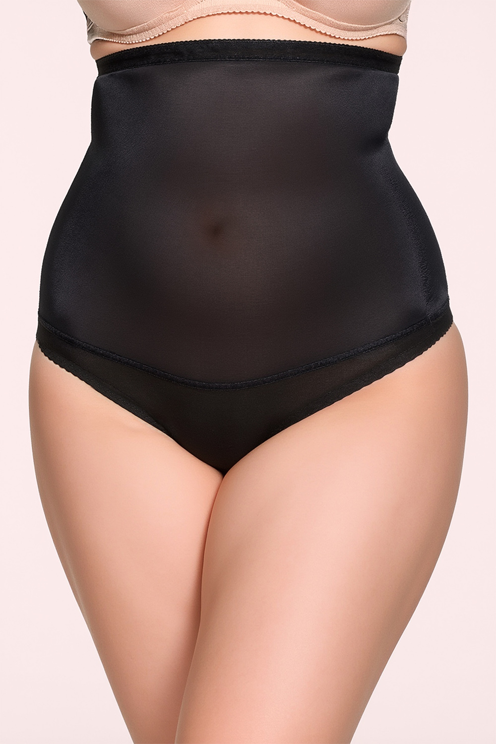 Vivisence Femme Culotte Gainante Taille Haute Silhouette Parfaitement Formée 4101, noir
