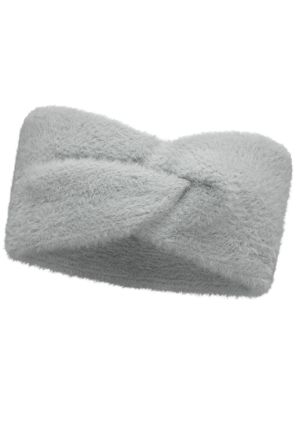 Vivisence Stirnband Damen Flauschig Gefüttert Verkreuzt Warm Herbst Winter 7093, hellgrau