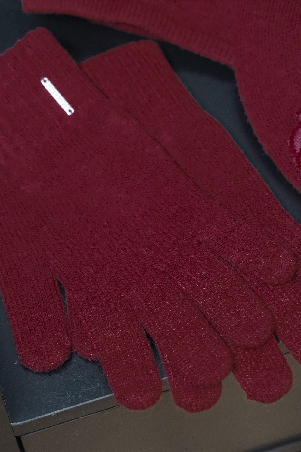 Vivisence Damen Handschuhe Winter Weichem und Warme Ideal für Kaltes Wetter 7202, weinrot