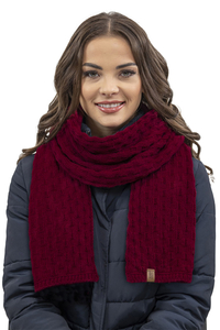 Vivisence Écharpe Femme Hiver Douce Et Chaude Pour Les Journées Froides 7015S, bordeaux
