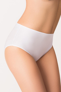Vivisence femmes slip souple taille haute 4001, blanc