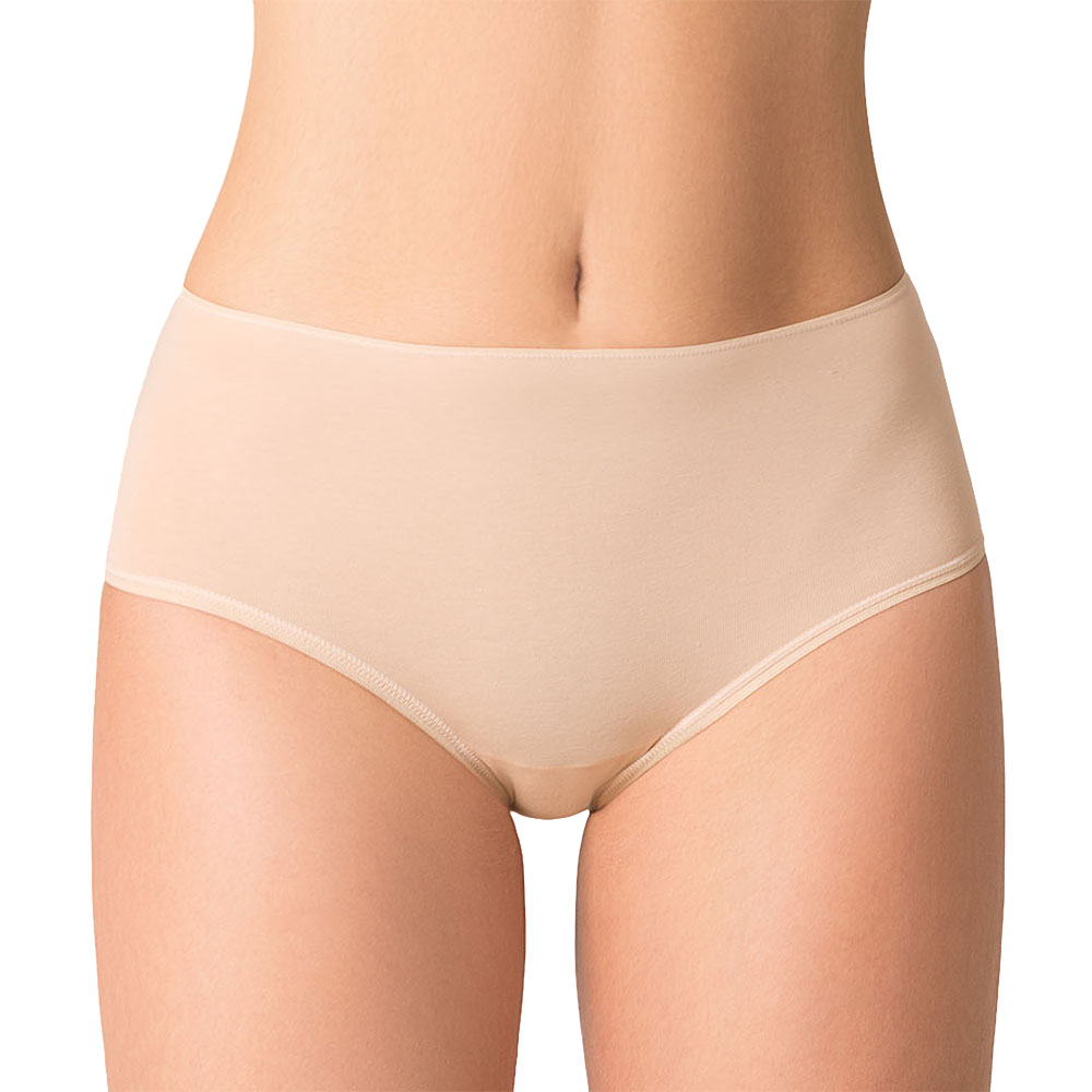 Vivisence femmes slip souple taille haute 4001, beige