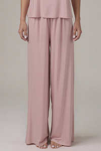 Vivisence Femme Pantalon de Pyjama Tricot Respirant Confort Pour la Nuit 2102, rose