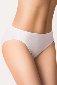 Vivisence femmes slip souple 4002, blanc/beige/bleu foncé