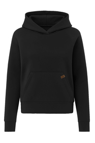 Vivisence Sweat À Capuche Femme Coton Poche Avant Perfect Confort Quotidien 9003, noir