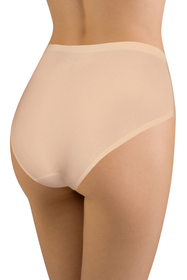 Vivisence lot de 3 slips féminins classique sans couture 4013 3-pack, blanc/noir/beige 