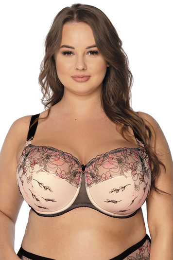 Gaia  underwired floral semi paddedi bra 1182M Giorgia Max, 