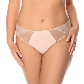 Vivisence femme culotte slip élégant 1044, beige