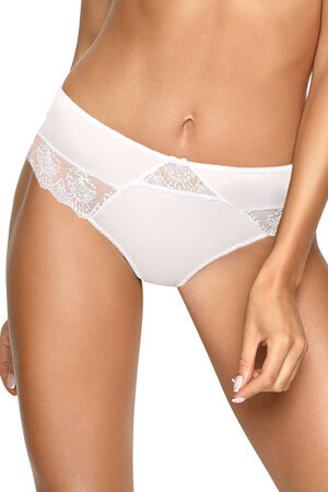 Ava women's plain embroidered briefs 1921 Freesia , White