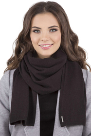 Vivisence Ensemble Béret Et Écharpe Pour Femme Automne et Hiver En Laine  Style Classique Élégant Avec Application Florale Idéal Pour Les Froides Journées Cadeau Parfait 7036Kmpl, noir