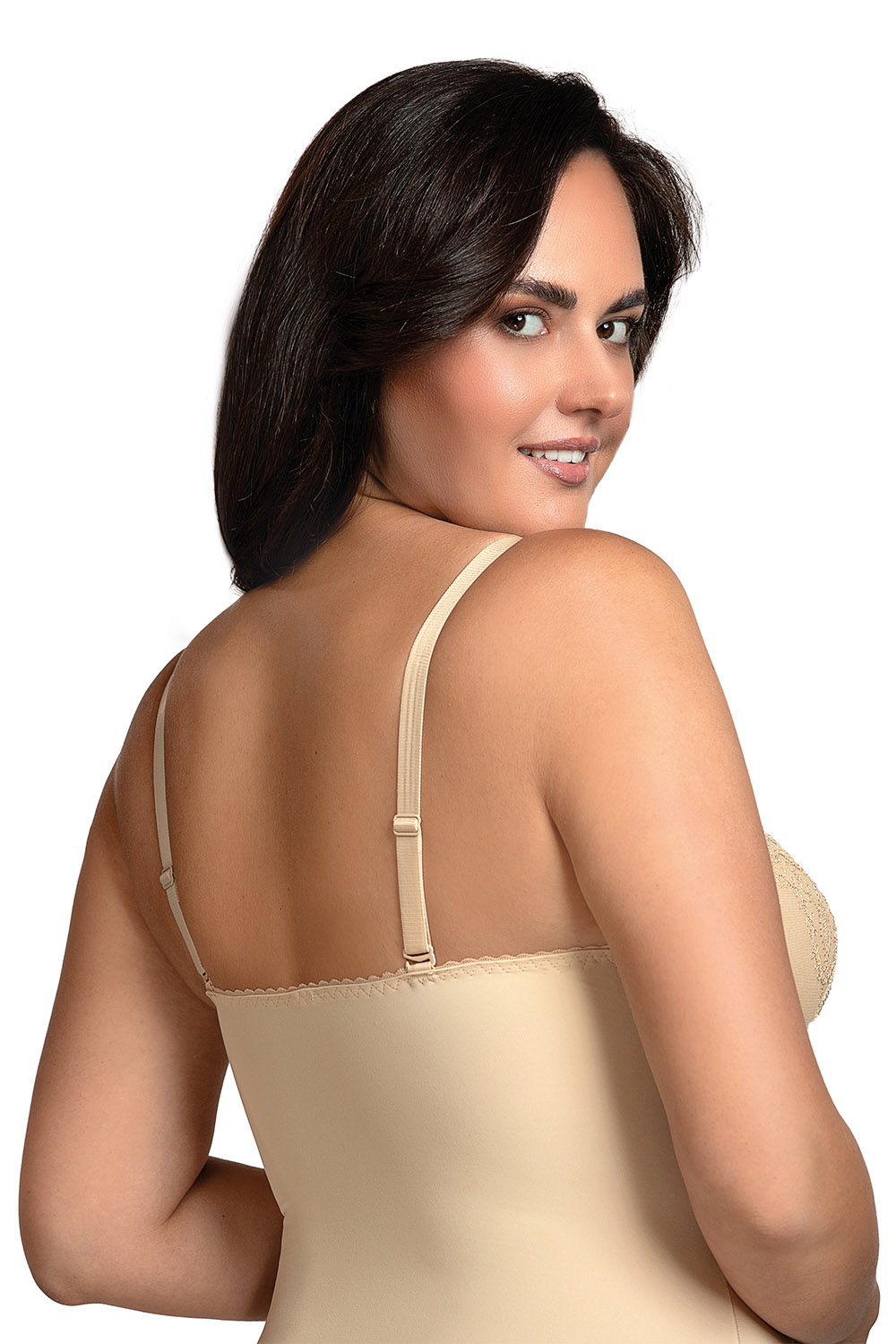 Vivisence femme body classique et élégant Vivisence 6001, beige