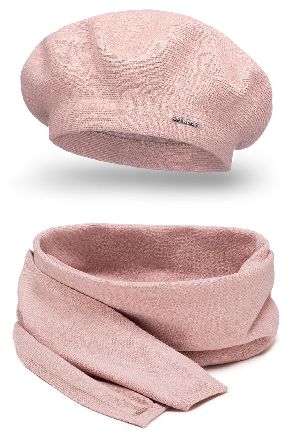 Vivisence Mütze Schal Set Klassisch Form Wärme Und Stil An Wintertagen 7005, rosa