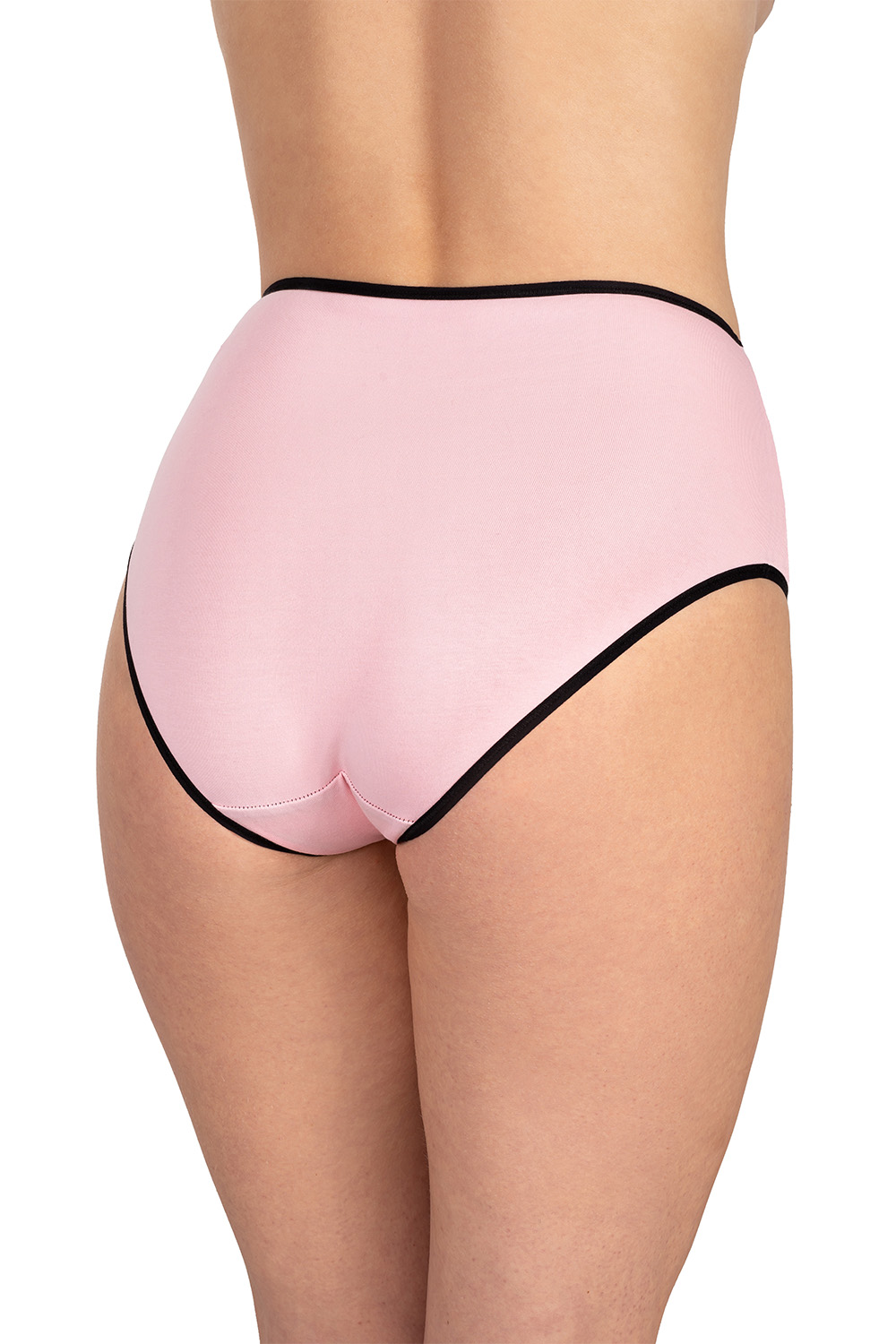 Vivisence Culotte Classique Slip pour Femme Lot de 5 Figi Silhouette Élégante 4016, bande noire: mix3 5-pack