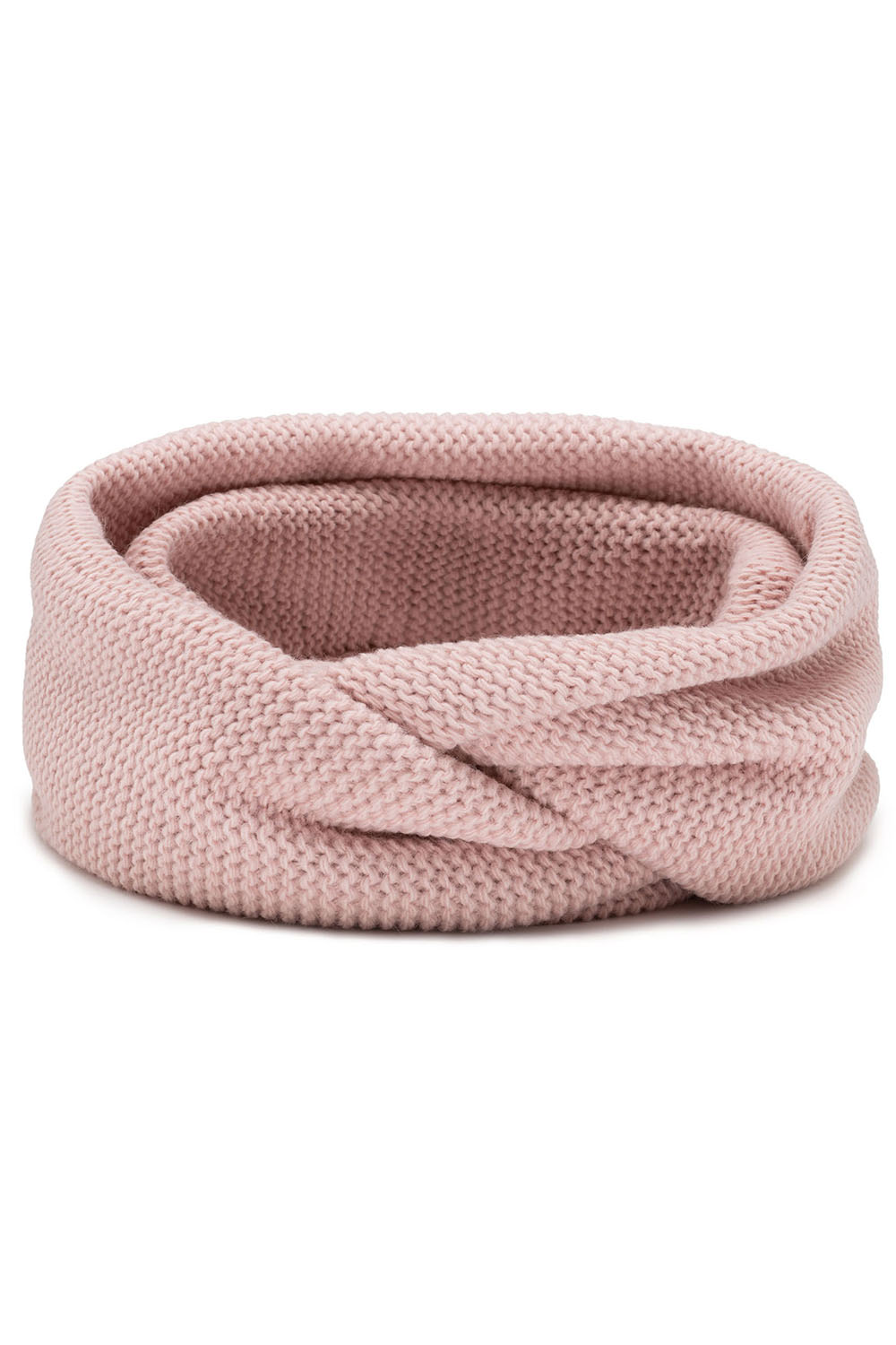 Vivisence Knitted Loop Scarf Double Folded Warm Ideal For Winter 7103, powder pink