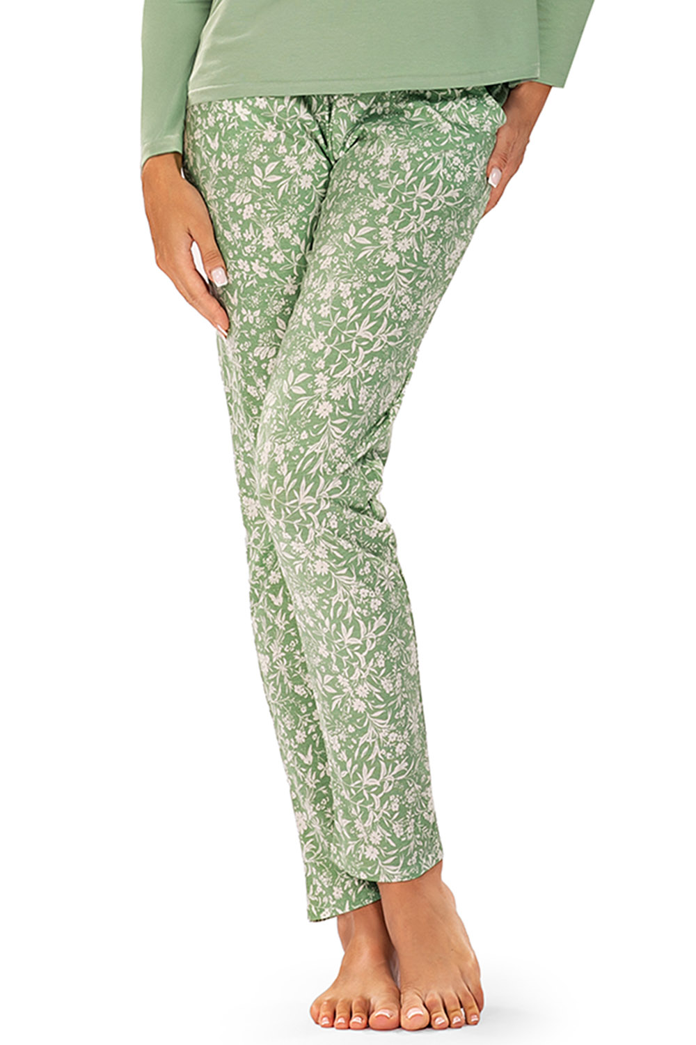 Vivisence pyjama deux pièces t-shirt à manches longues et pantalon 2025, 