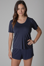 Vivisence Femmes Pyjama Viscose Coupe Ample Confort Respirant Pour La Nuit 2042, 