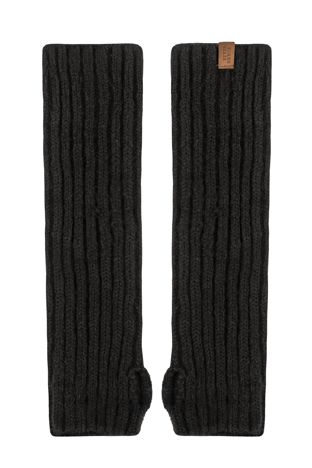 Vivisence Women Winter Gloves Soft Stretch Knit For Warmth And Comfort, Black