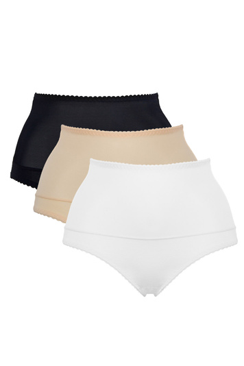 Mitex 3-pack of modelling briefs Iga 3-pak, black/white/beige