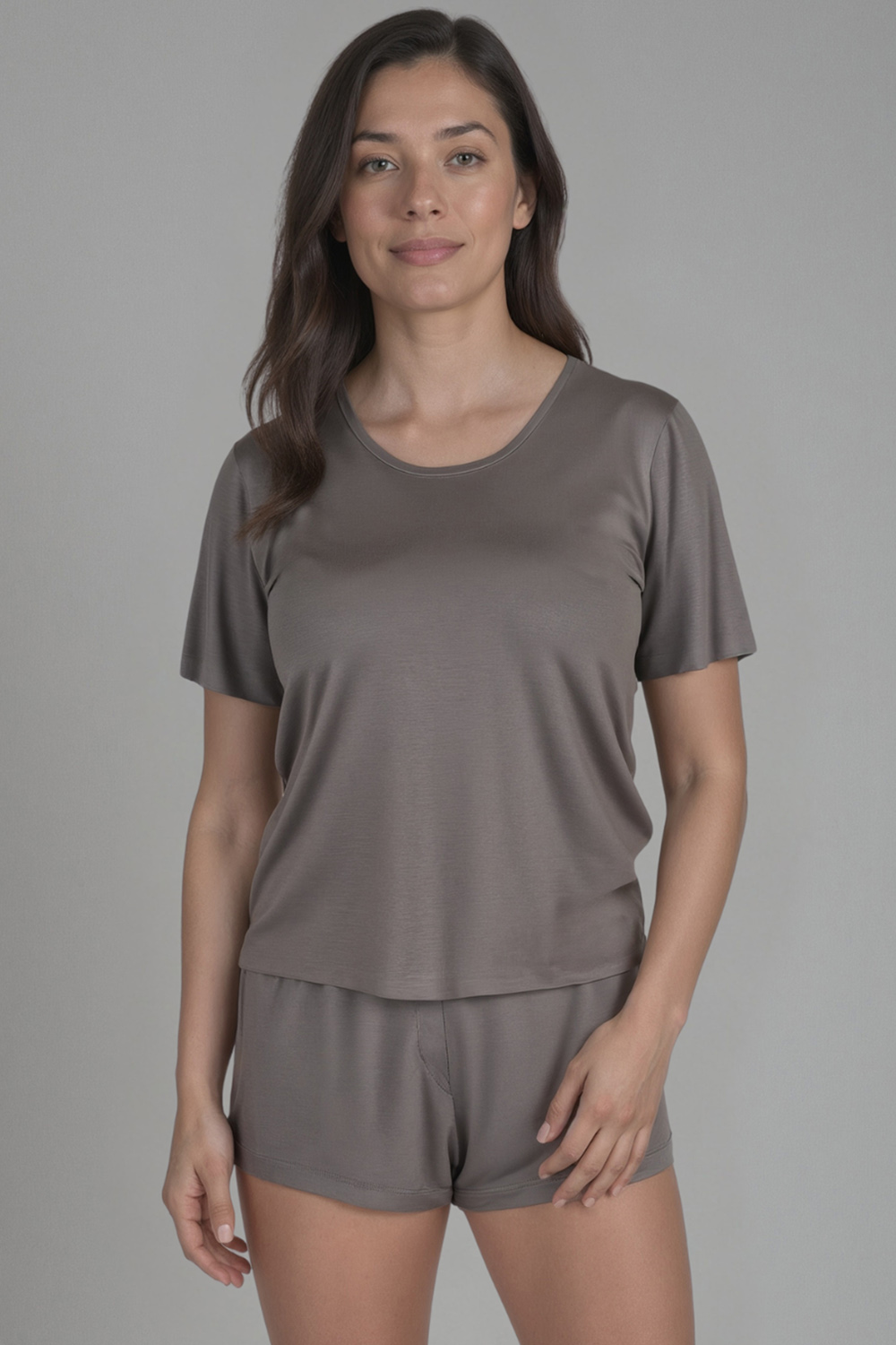 Vivisence Femmes Pyjama Viscose Coupe Ample Confort Respirant Pour La Nuit 2042, 
