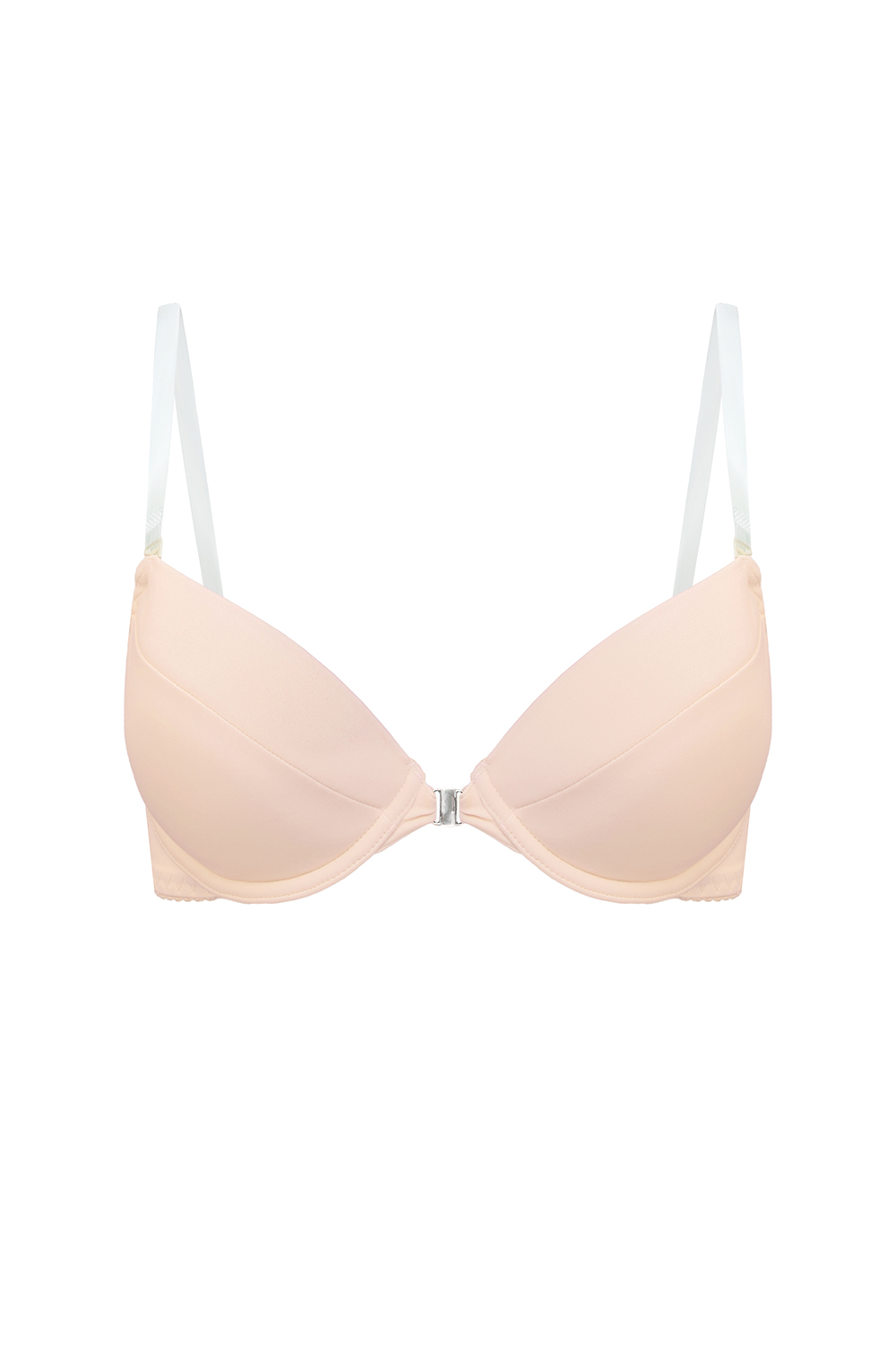 Vivisence Push Up BH Metallverschluss Perfekt Für Rückenfreie Kleider 1086, Beige