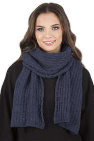 Vivisence Wintermütze mit Bommel Damen Warmes Ideal Für Kalte Wintertage 7015, dunkelblau