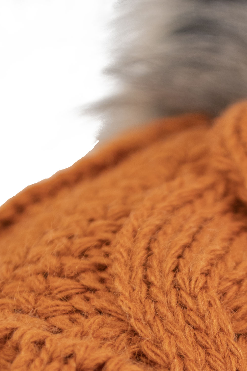 Vivisence Damen Bommelmütze Und Loop-Schal Mit Bommel Ideal Für Wintertage 7014, orange