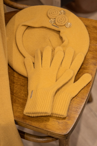 Vivisence Gants Femme En Laine Pour L’Hiver Idéal Temps Froid 7201, miel