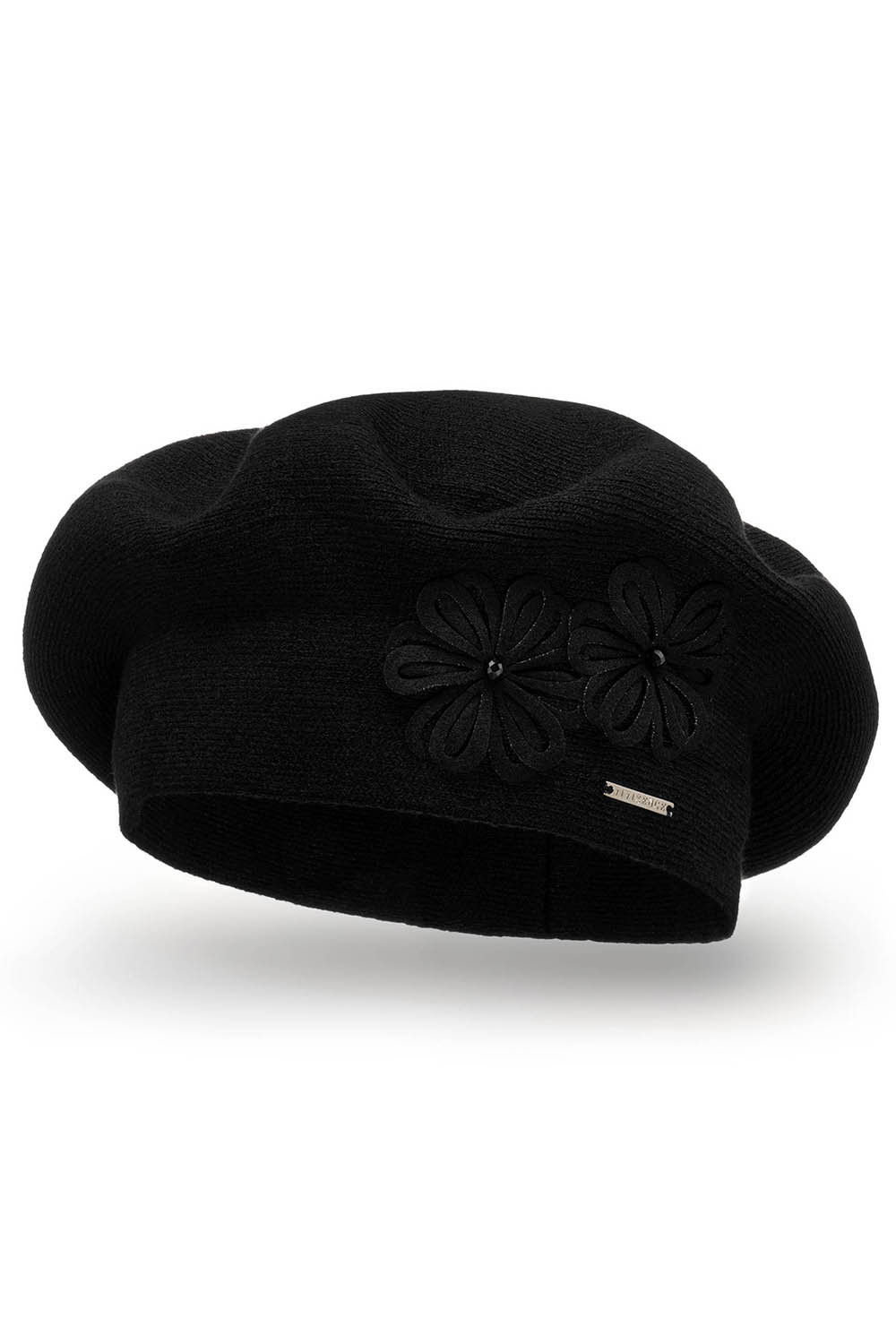 Vivisence Warm Thick Winter Beret For Women Ideal For Cold Days 7007, black